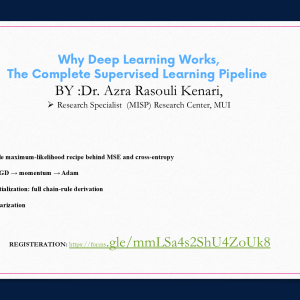 Why Deep Learning Works,